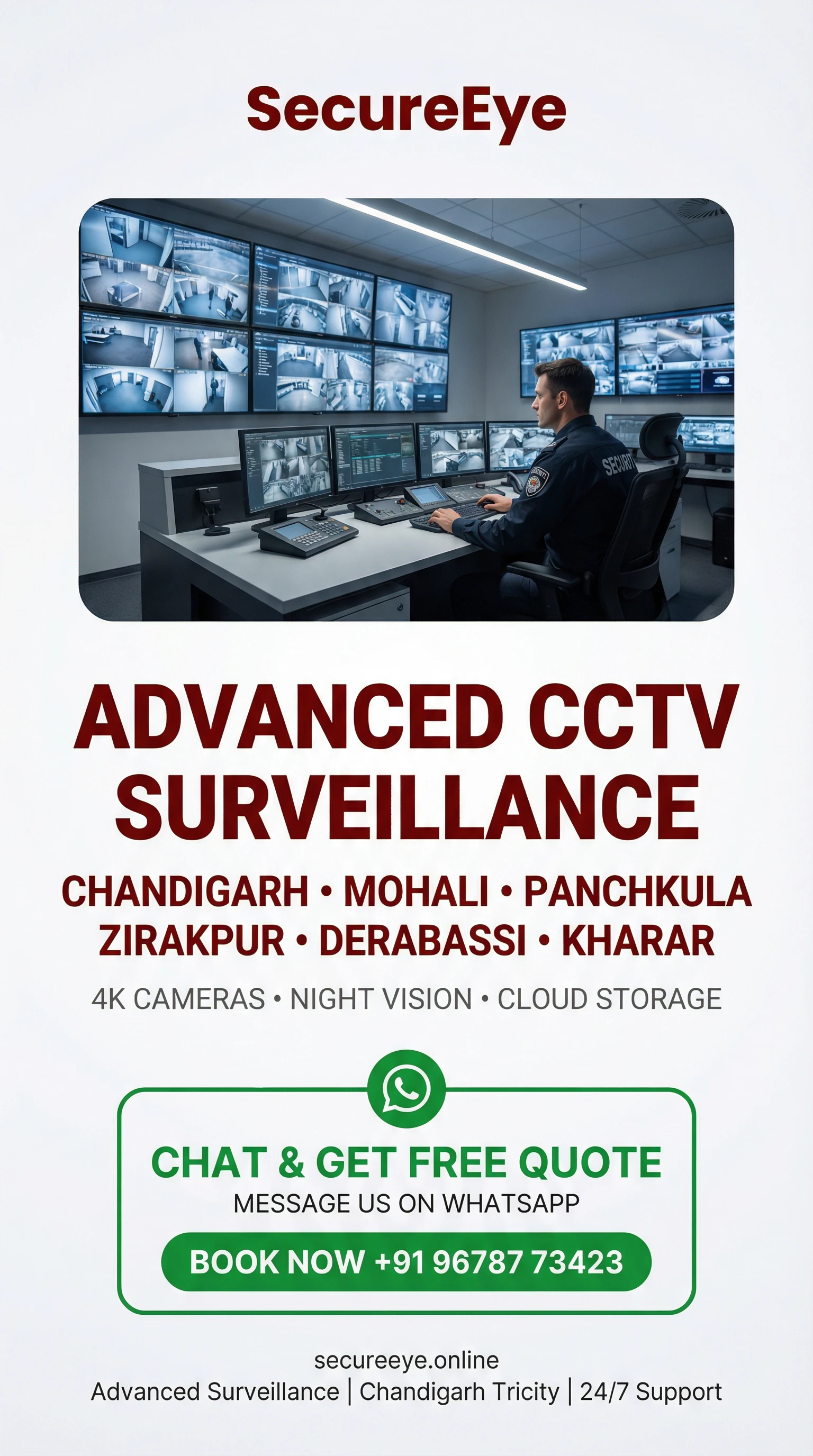SecureEye — Advanced 4K CCTV Surveillance and Security Solutions in Mumbai